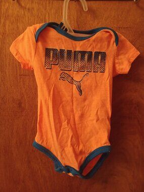 Puma Infant Baby Boy One Piece Bodysuit
